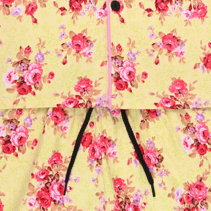 Girls Floral Co-ord Set – Soft Rayon Shirt & Pant Set