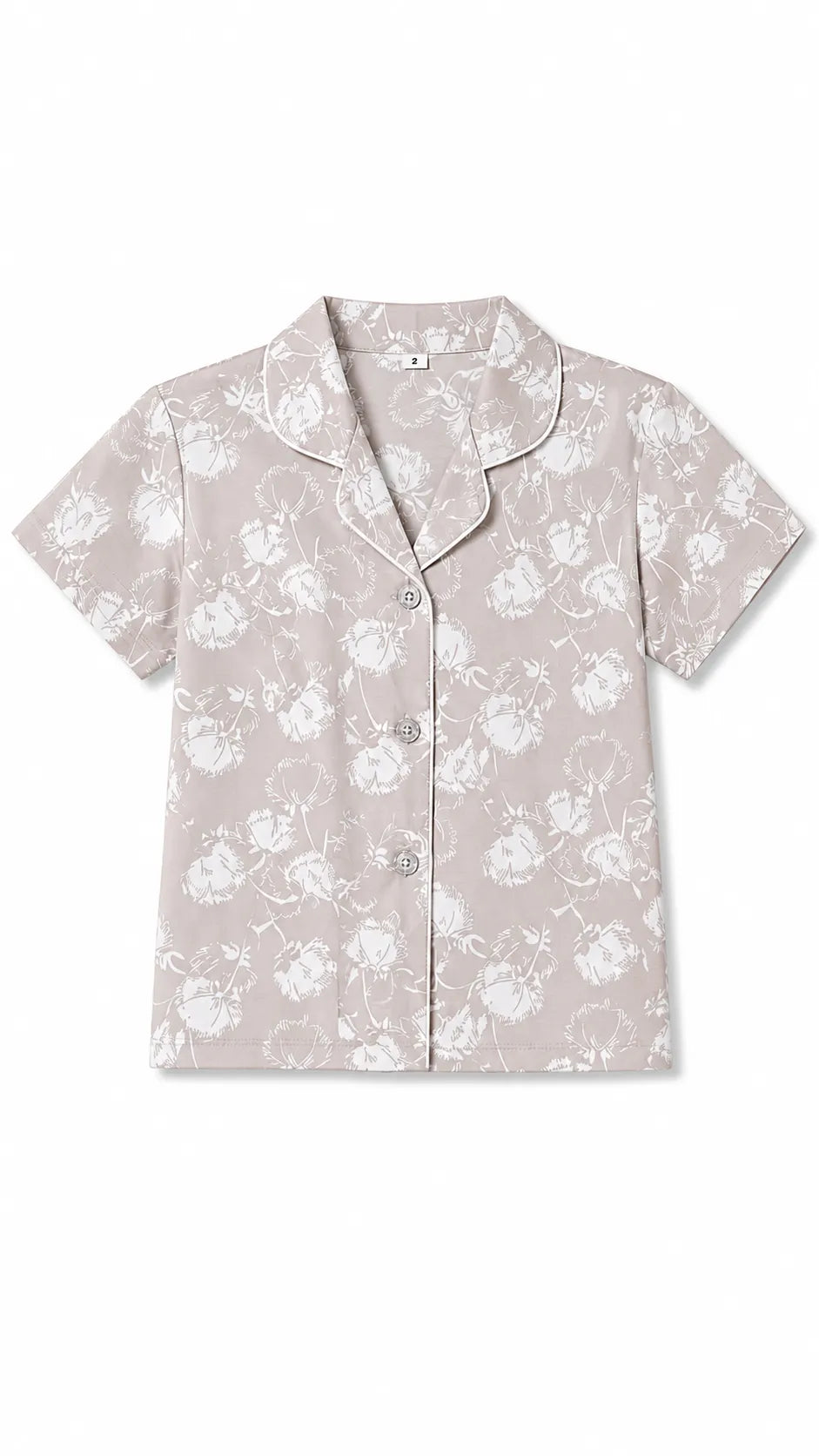 Unisex Cotton Floral Night Suit Set – Blossom Print