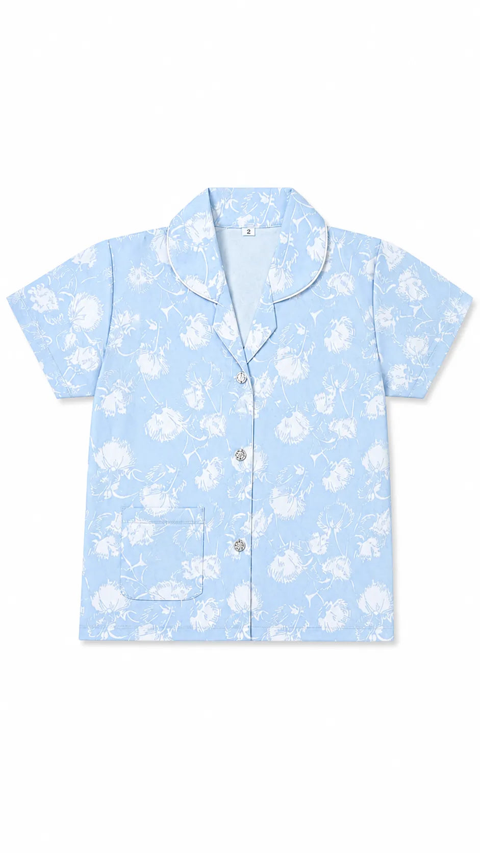 Unisex Cotton Floral Night Suit Set – Blossom Print