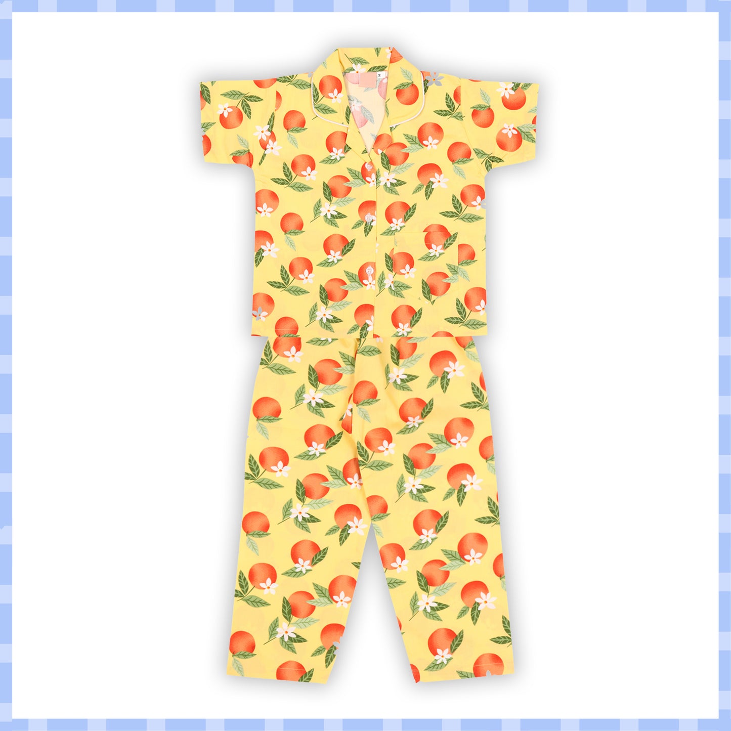 Unisex Printed Top and Bottom Pyjamas Night Dress ndp72y