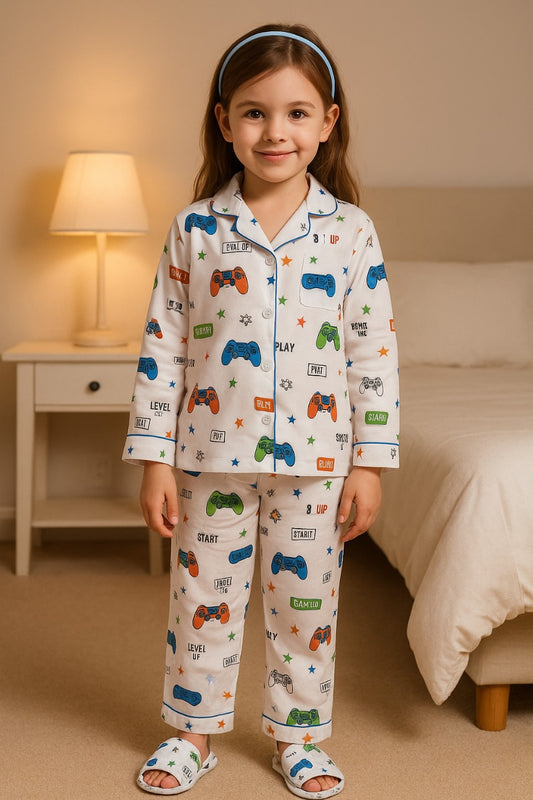 Boys Cartoon Printed Nightsuit Set