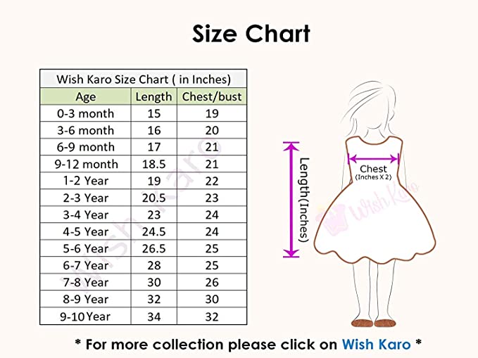 Baby Girls Frocks Dress-(rna010y)