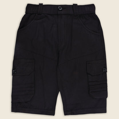 Boys Cargo Shorts With Waist Belt