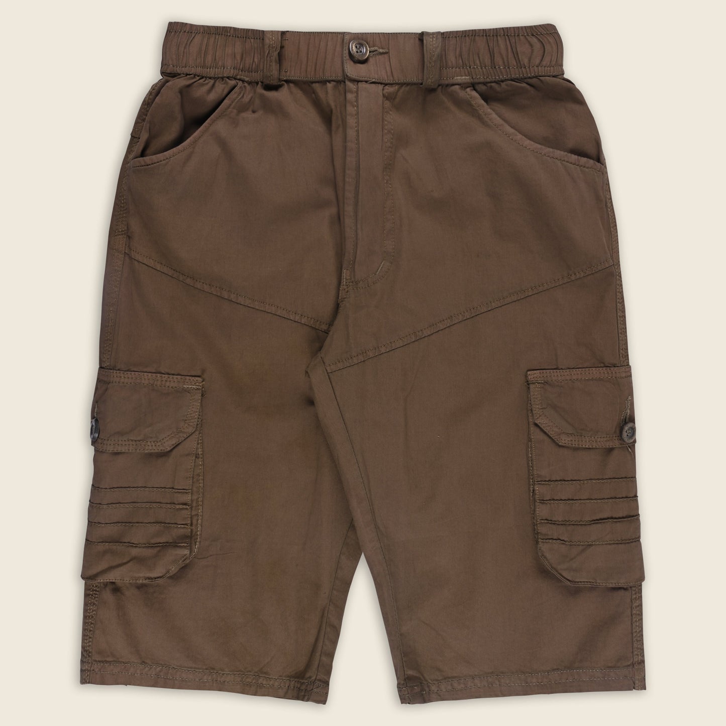 Boys Cargo Shorts With Waist Belt