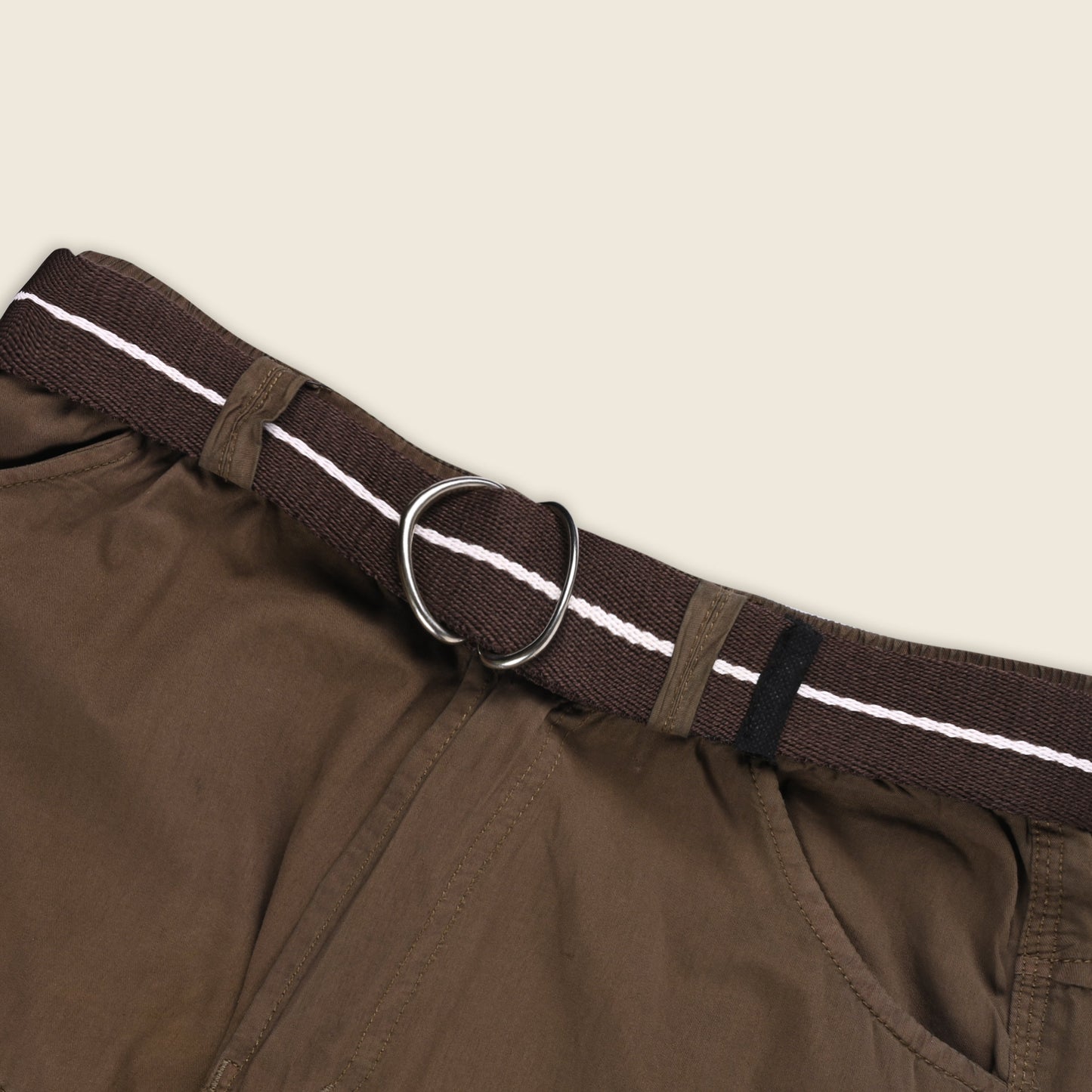 Boys Cargo Shorts With Waist Belt