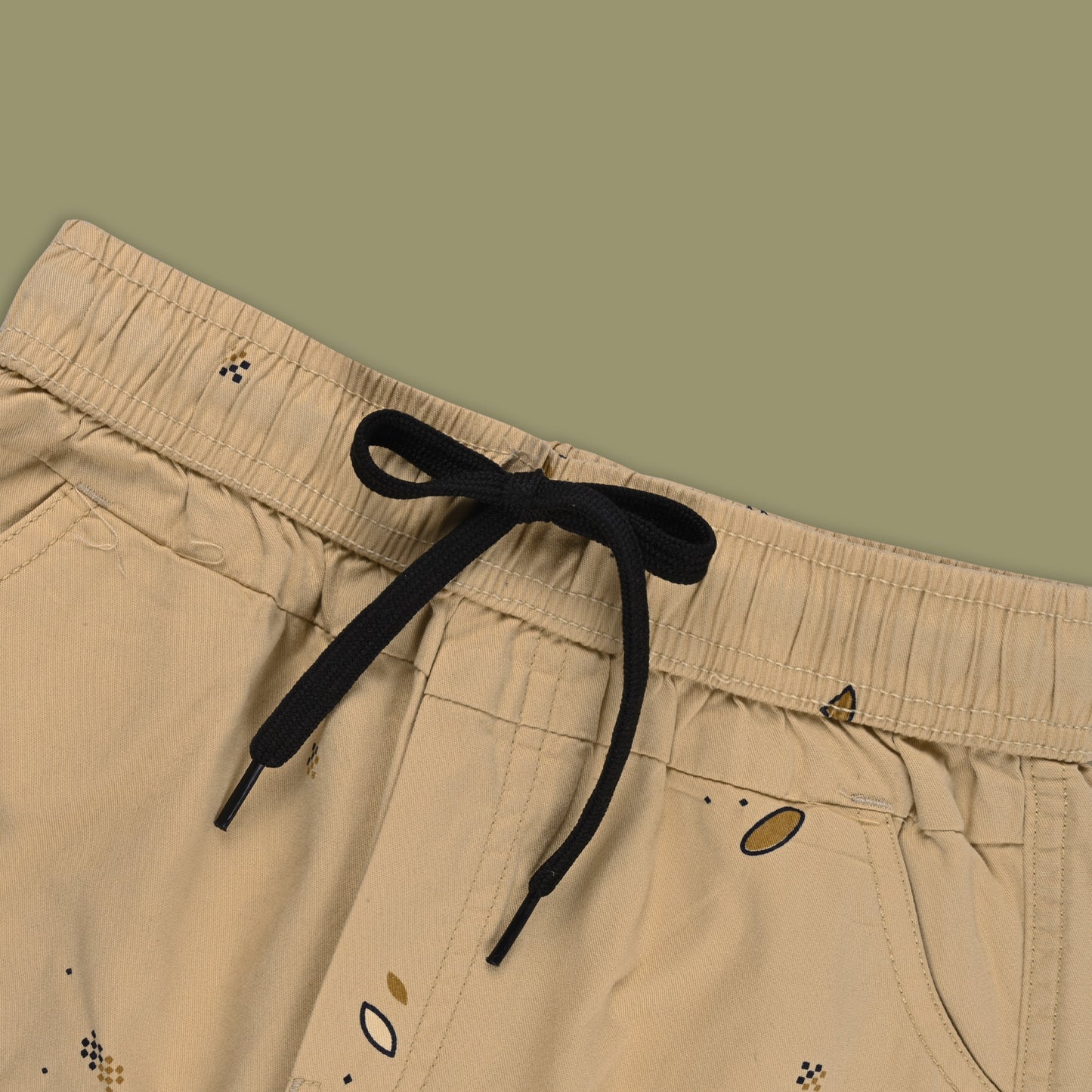 Boys Printed Cotton Cargo Shorts