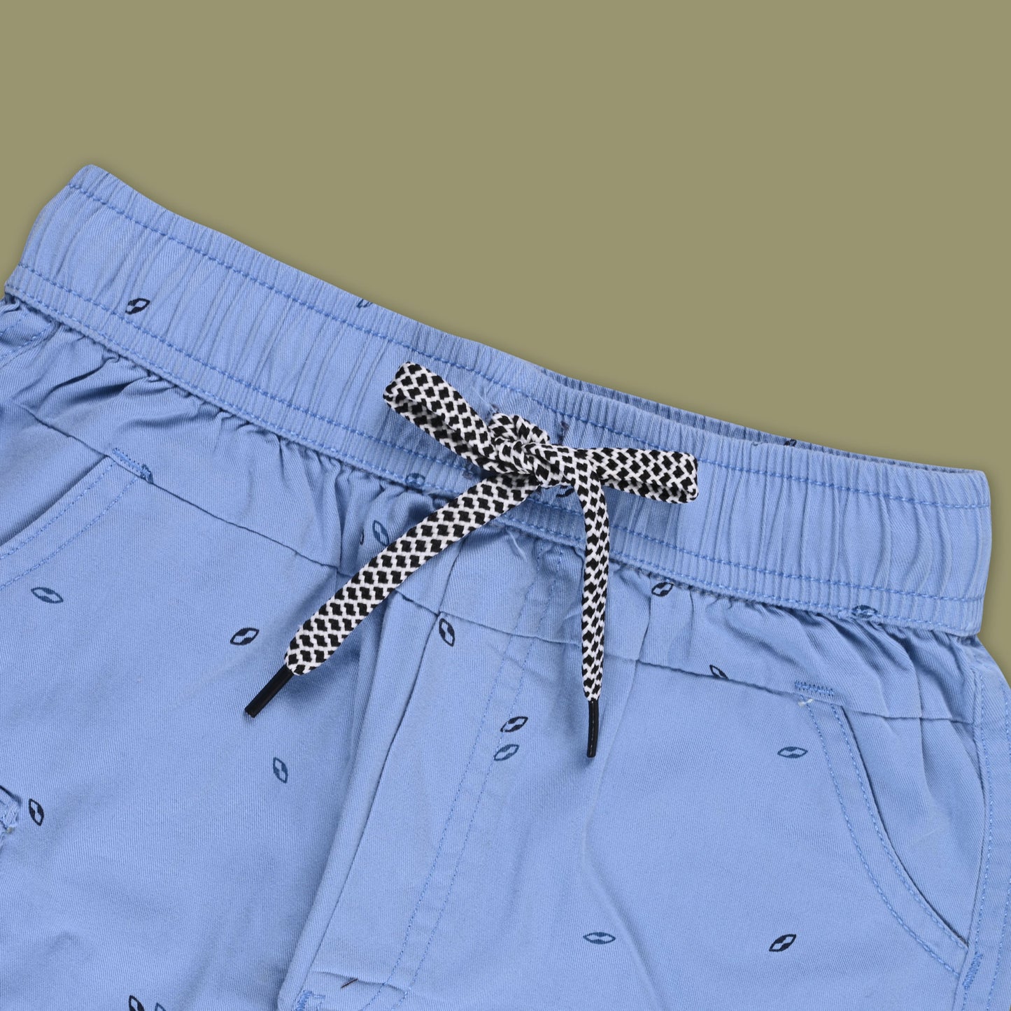 Boys Printed Cotton Cargo Shorts