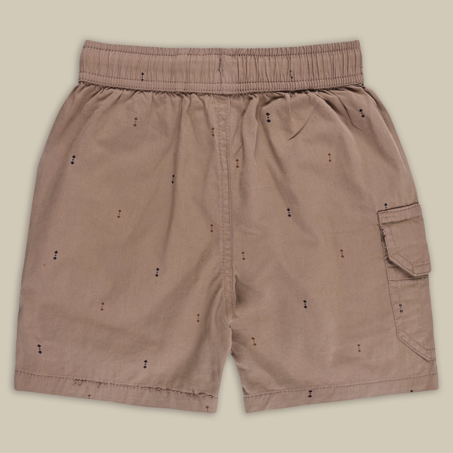 Boys Printed Cotton Cargo Shorts