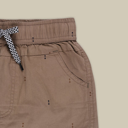 Boys Printed Cotton Cargo Shorts