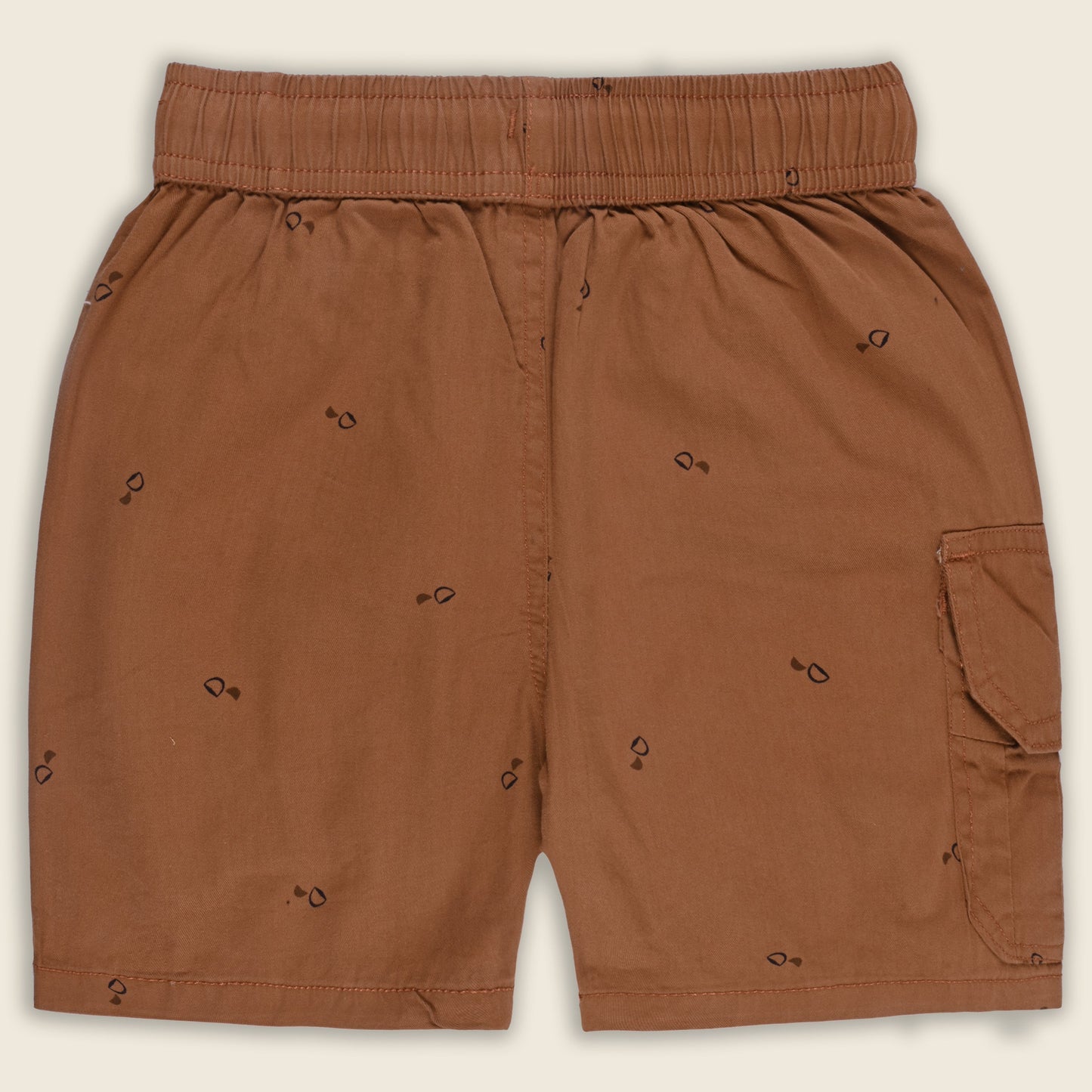 Boys Printed Cotton Cargo Shorts