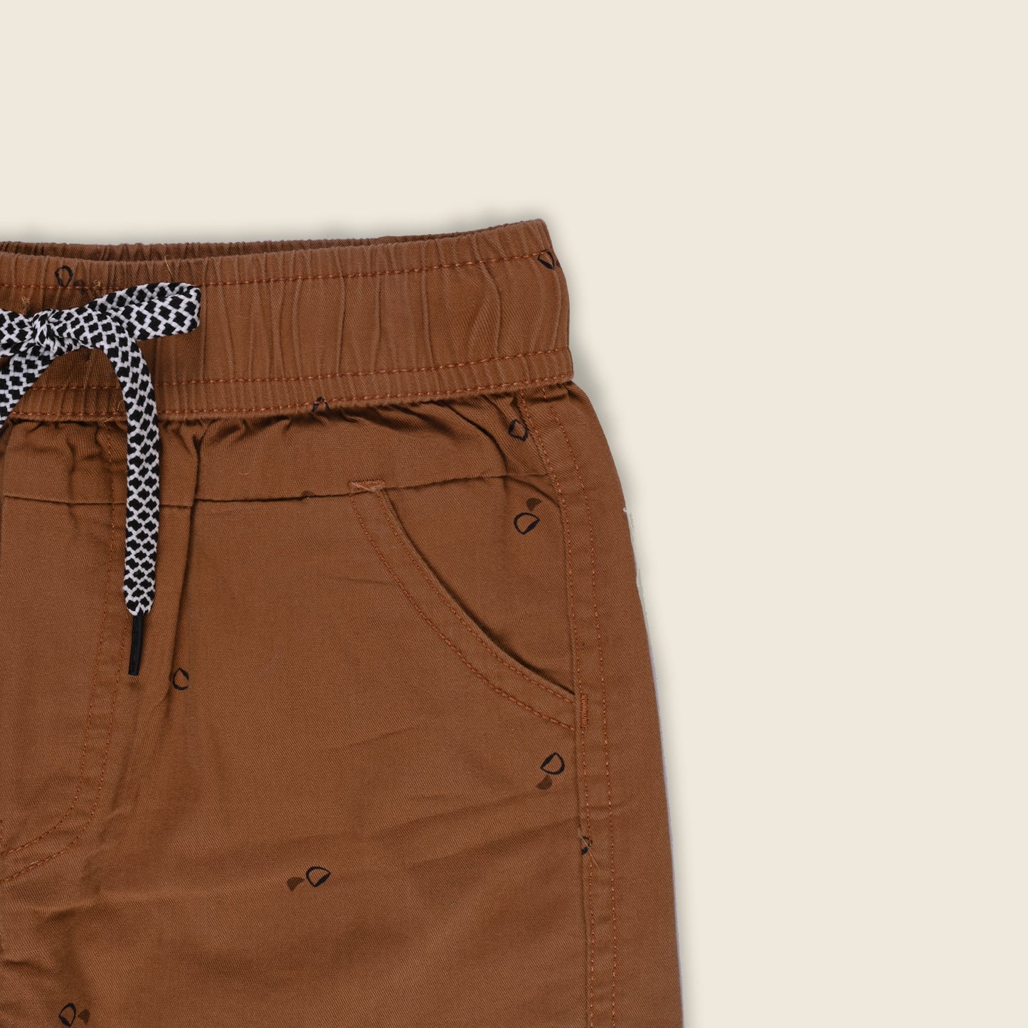 Boys Printed Cotton Cargo Shorts
