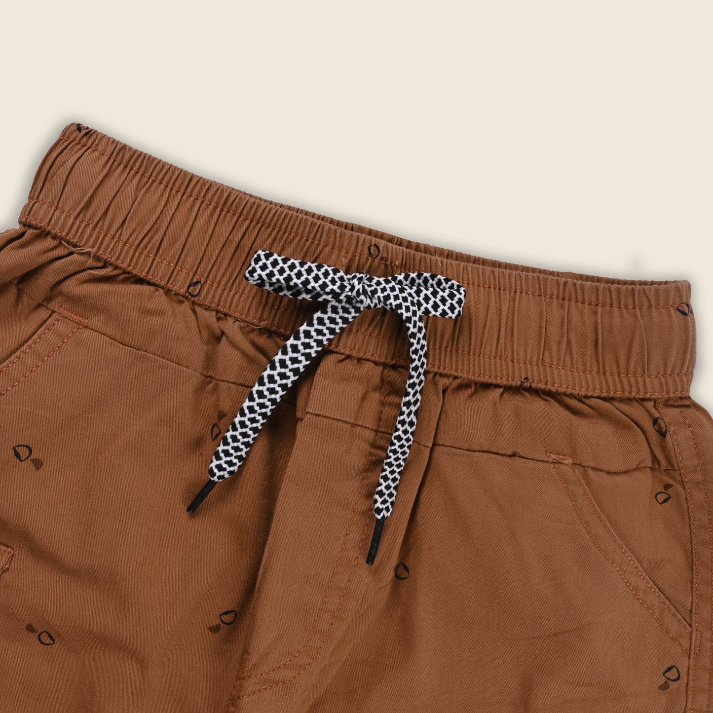 Boys Printed Cotton Cargo Shorts