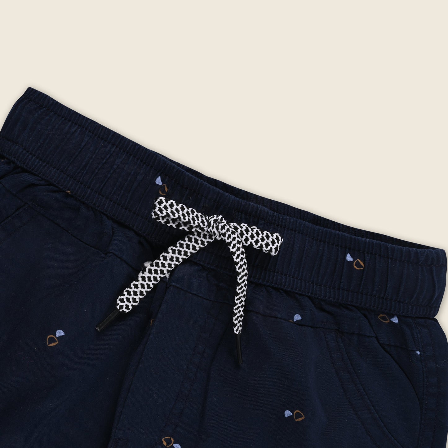 Boys Printed Cotton Cargo Shorts