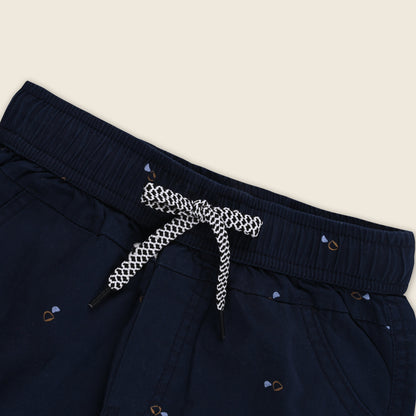 Boys Printed Cotton Cargo Shorts