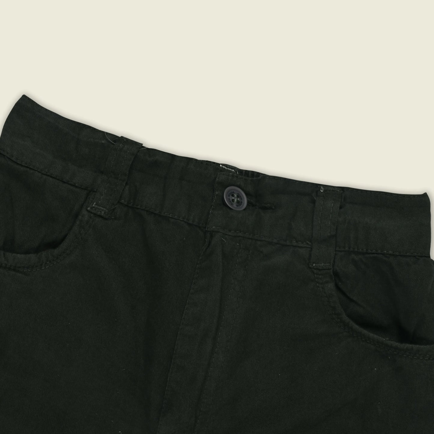 Boys Cotton Denim Cargo Shorts with Button Closure & Utility Pockets shrt015