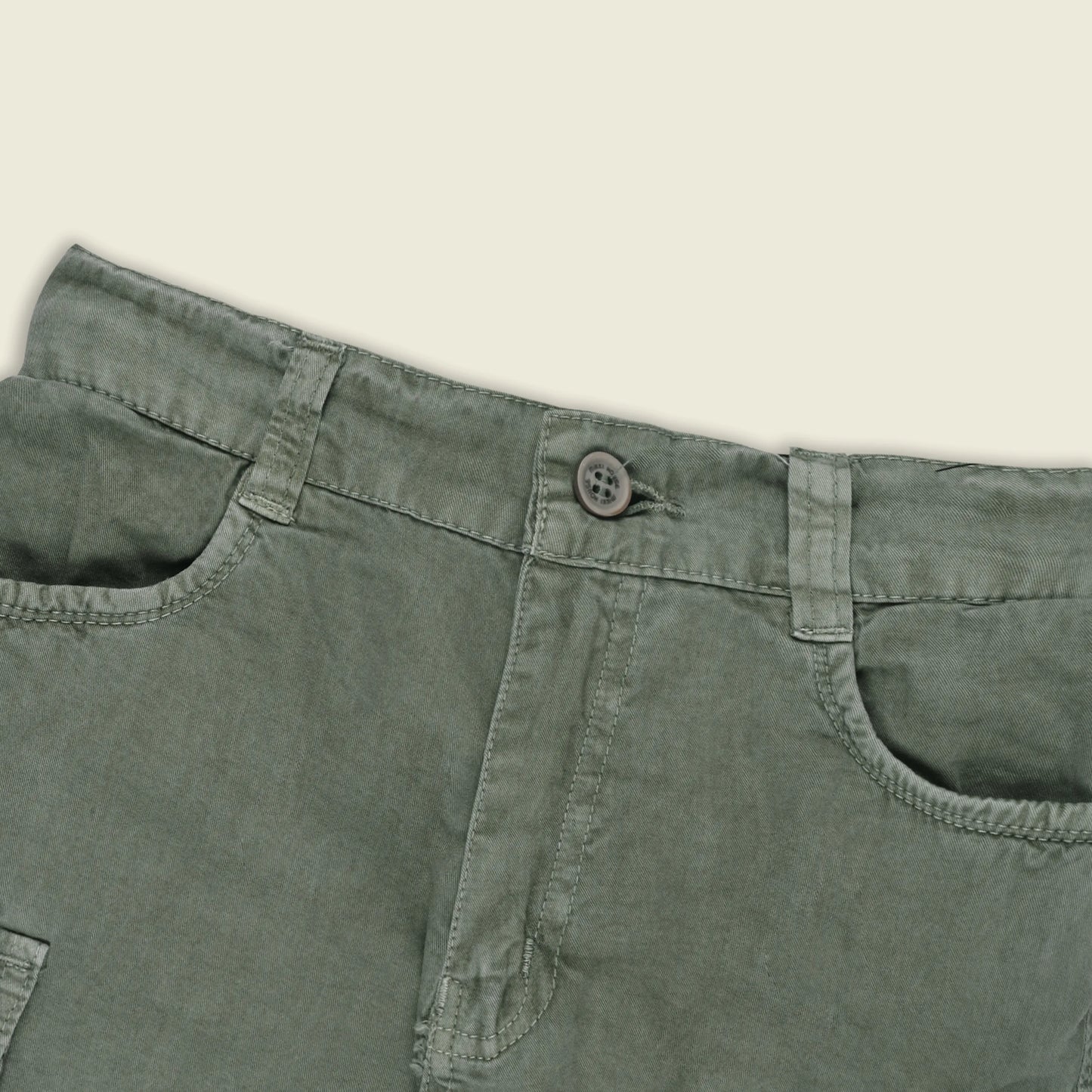 Boys Cotton Denim Cargo Shorts with Button Closure & Utility Pockets shrt015