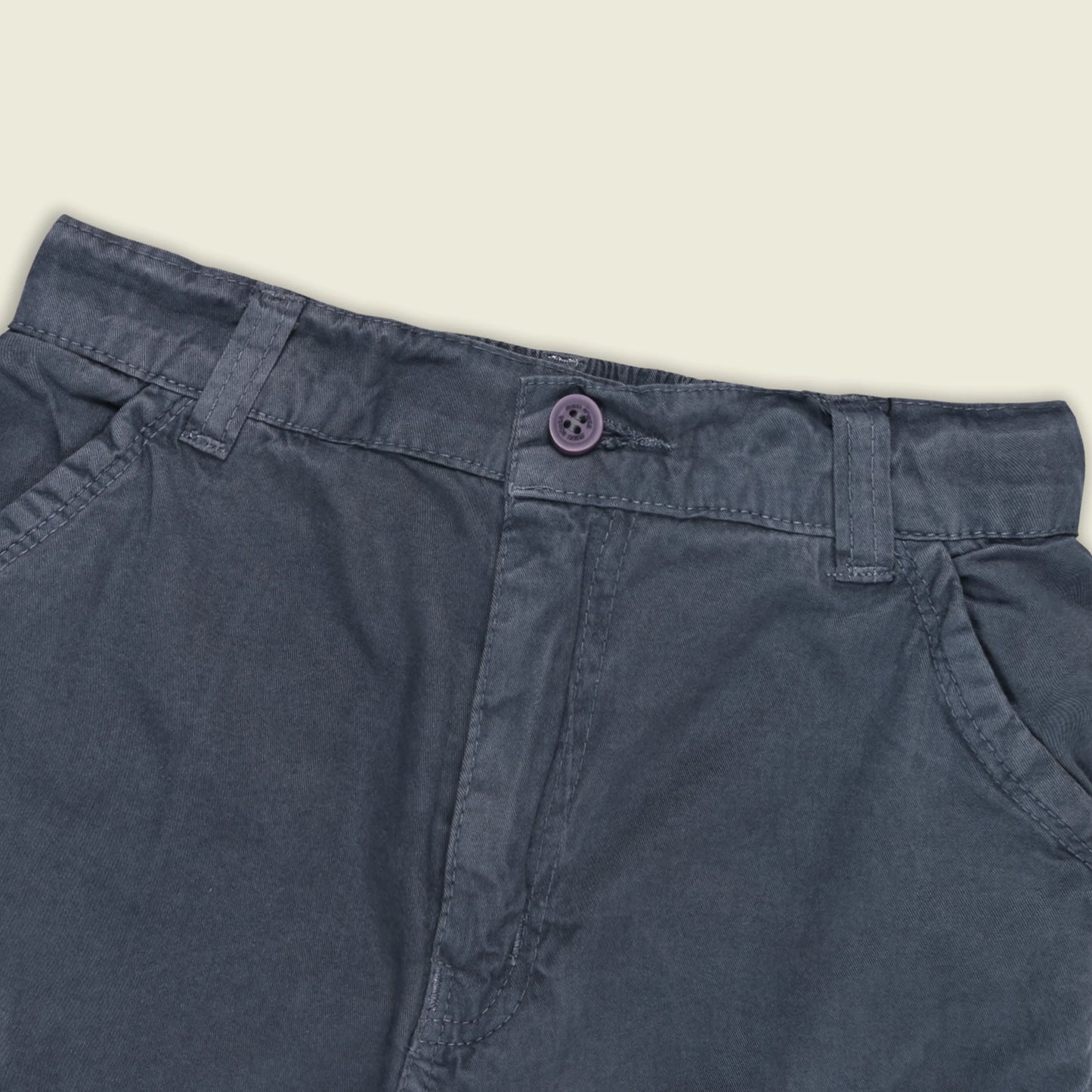 Boys Cotton Denim Cargo Shorts with Button Closure & Utility Pockets shrt015