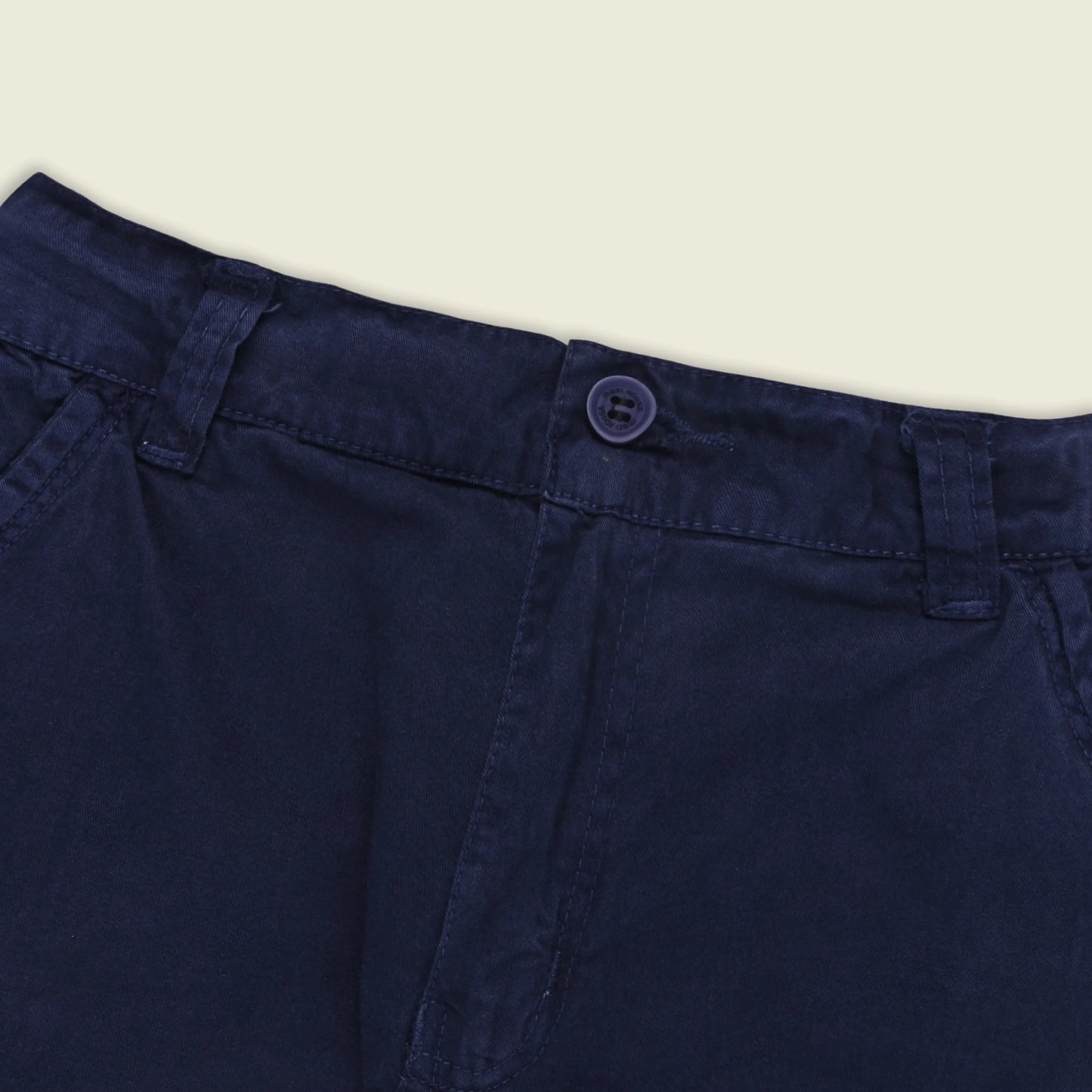 Boys Cotton Denim Cargo Shorts with Button Closure & Utility Pockets shrt015
