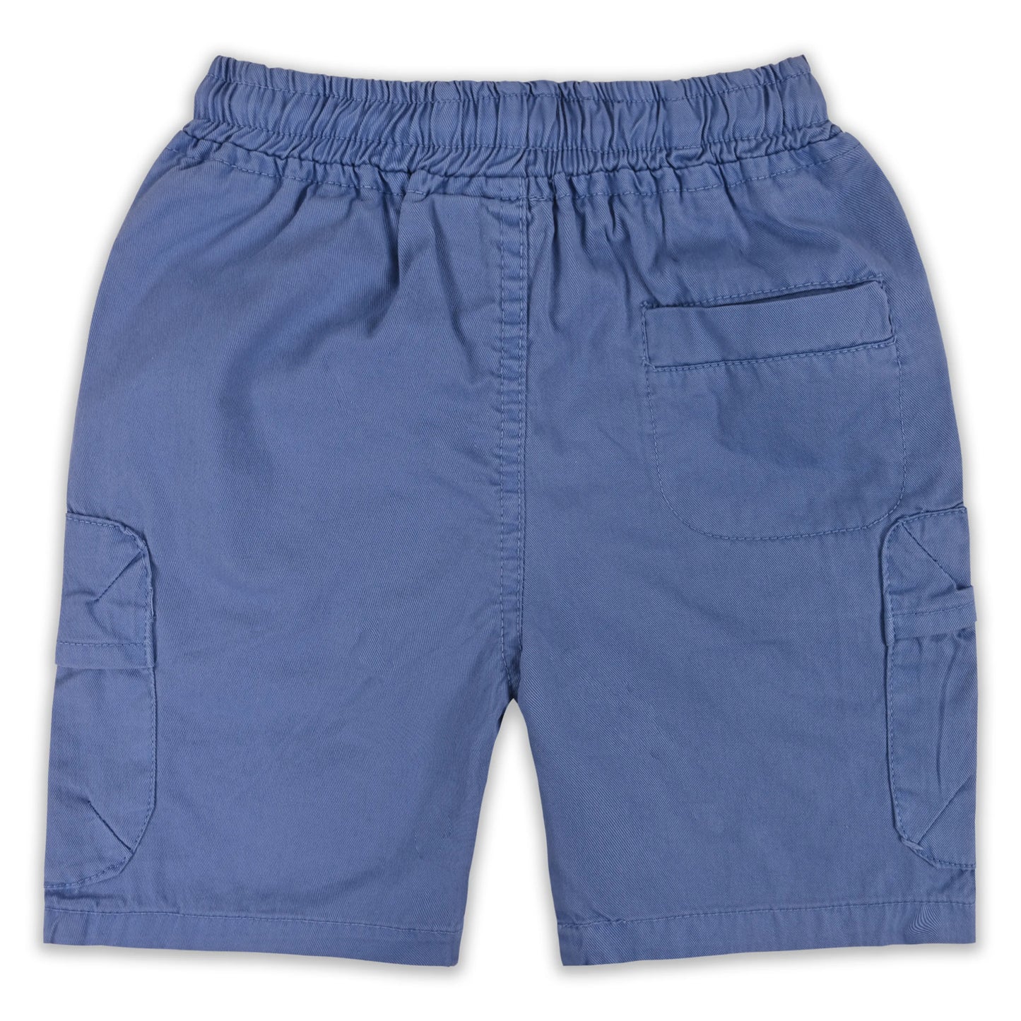Boys Cotton Denim Cargo Shorts with Drawstring Waist shrt016