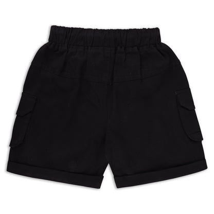 Boys Cotton Denim and Cargo Shorts Combo