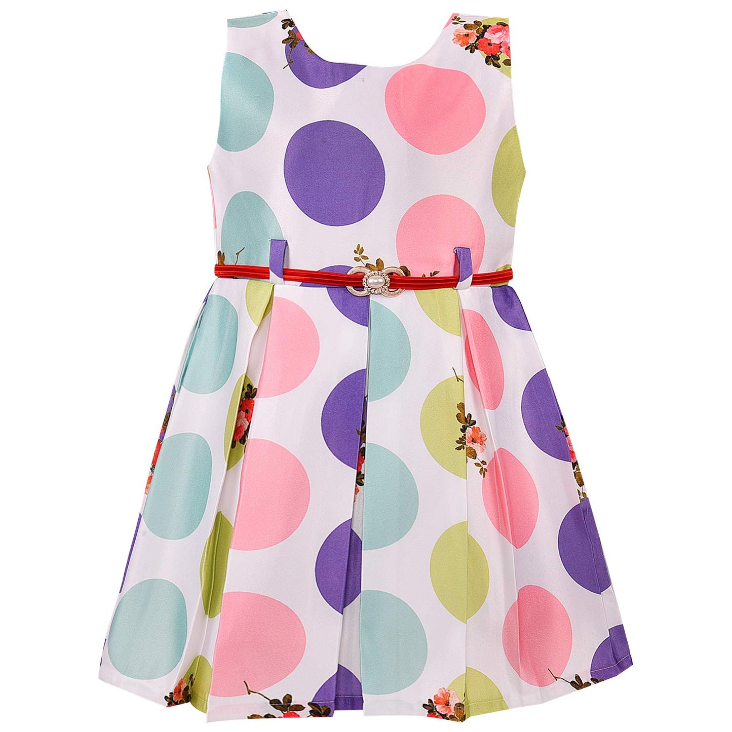 kids Partywear  Dress Frock (stn707ppl)