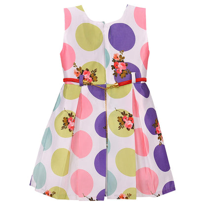 kids Partywear  Dress Frock (stn707ppl)