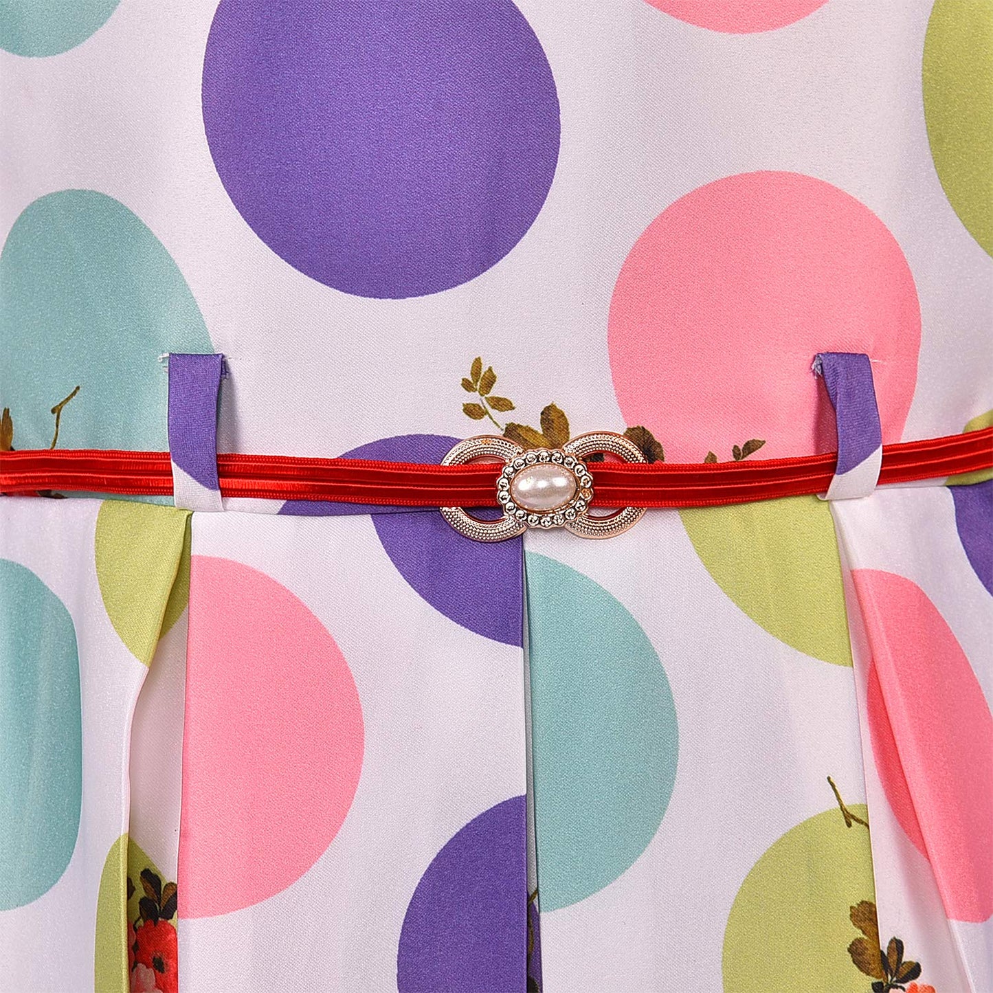 kids Partywear  Dress Frock (stn707ppl)