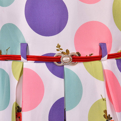 kids Partywear  Dress Frock (stn707ppl)