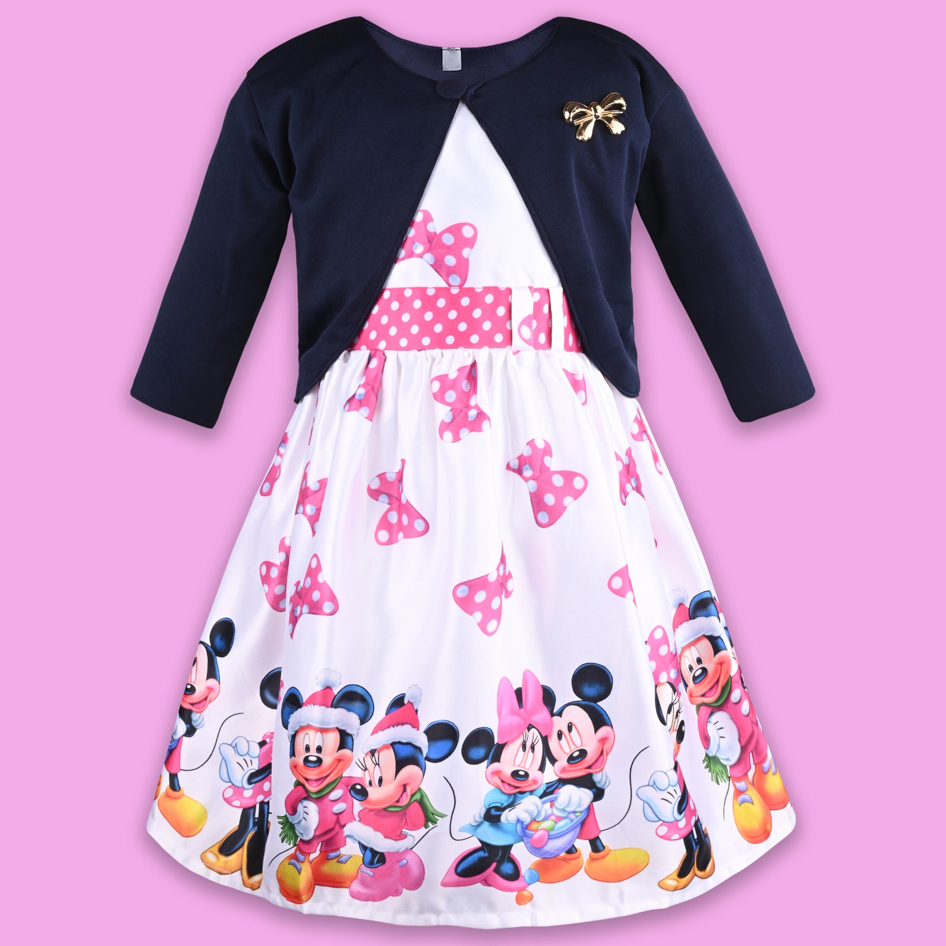 Baby Girls Casual Wear Frock Dress at Wholesale Price