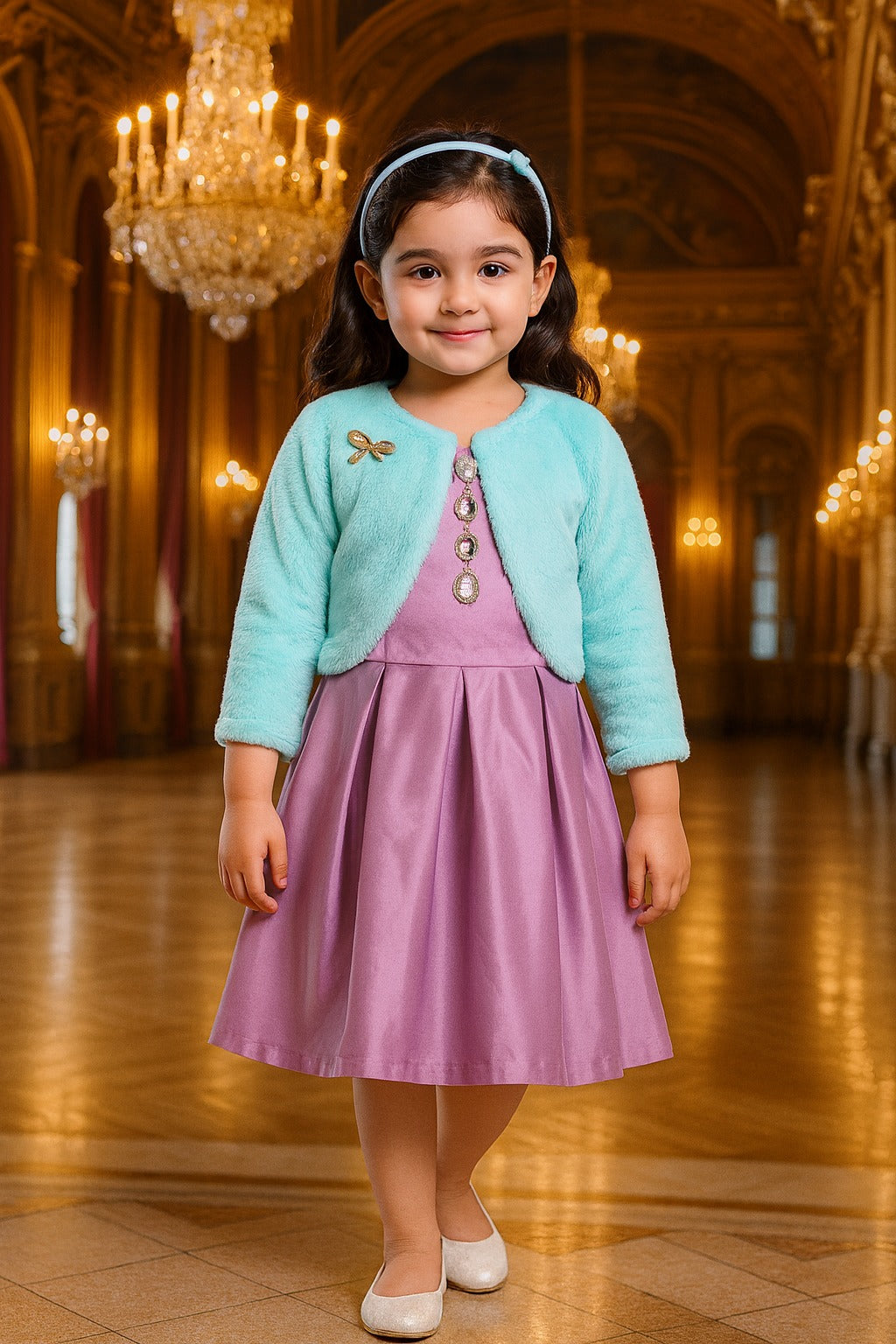Baby Girls Casual Wear Frock Dress at Wholesale Price