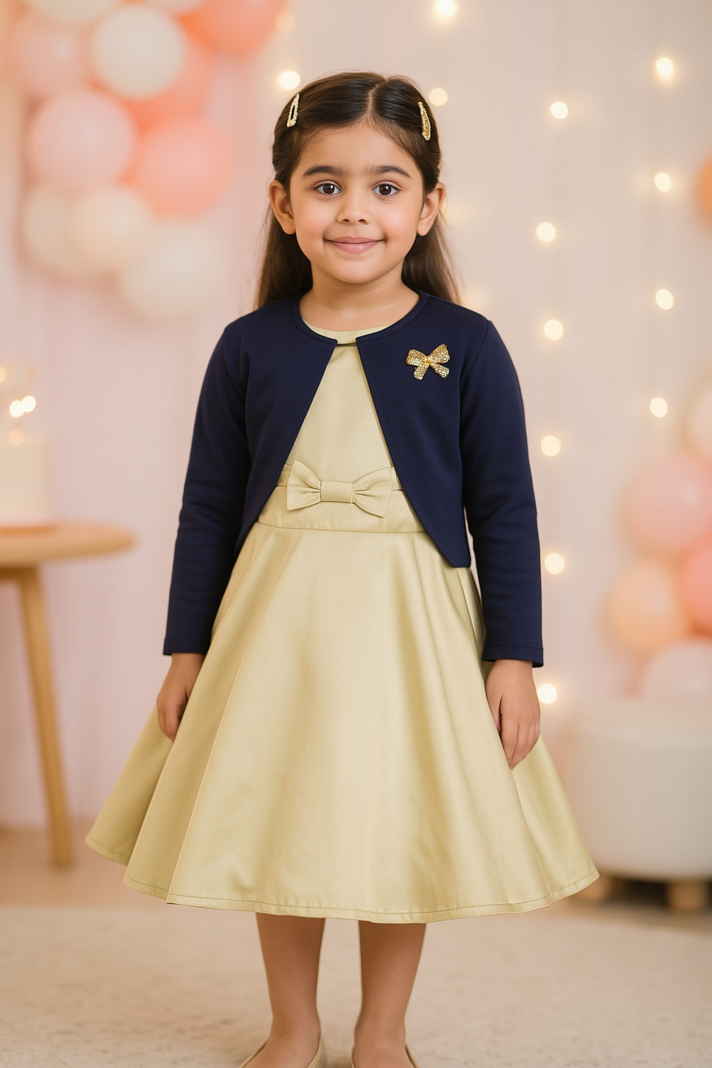 Baby Girls Casual Wear Frock Dress at Wholesale Price