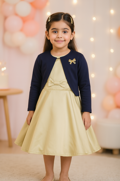 Baby Girls Casual Wear Frock Dress at Wholesale Price