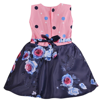 kids Birthday Frock Dress (stn753bpnk)