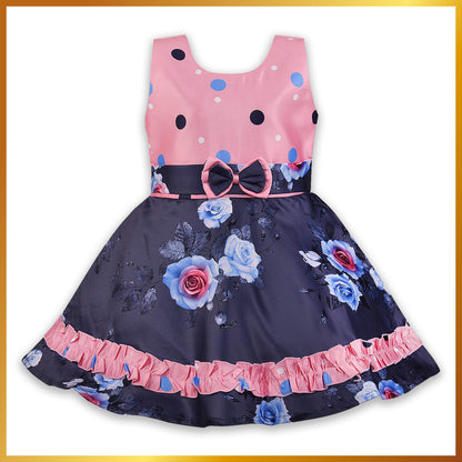 Wish Karo kids Birthday Frock Dress (stn753bpnk) - Wish Karo - photo 2