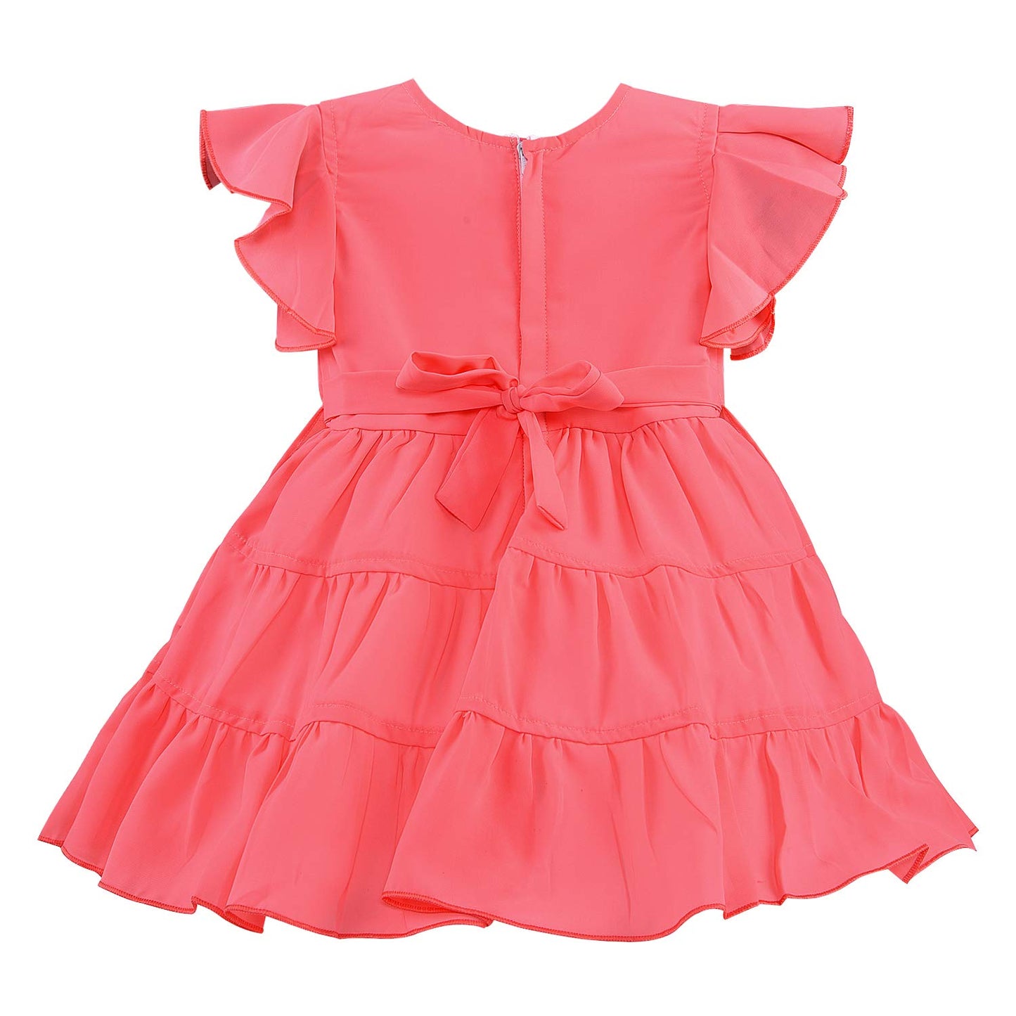 kids Birthday Frock Dress (stn760pnk)