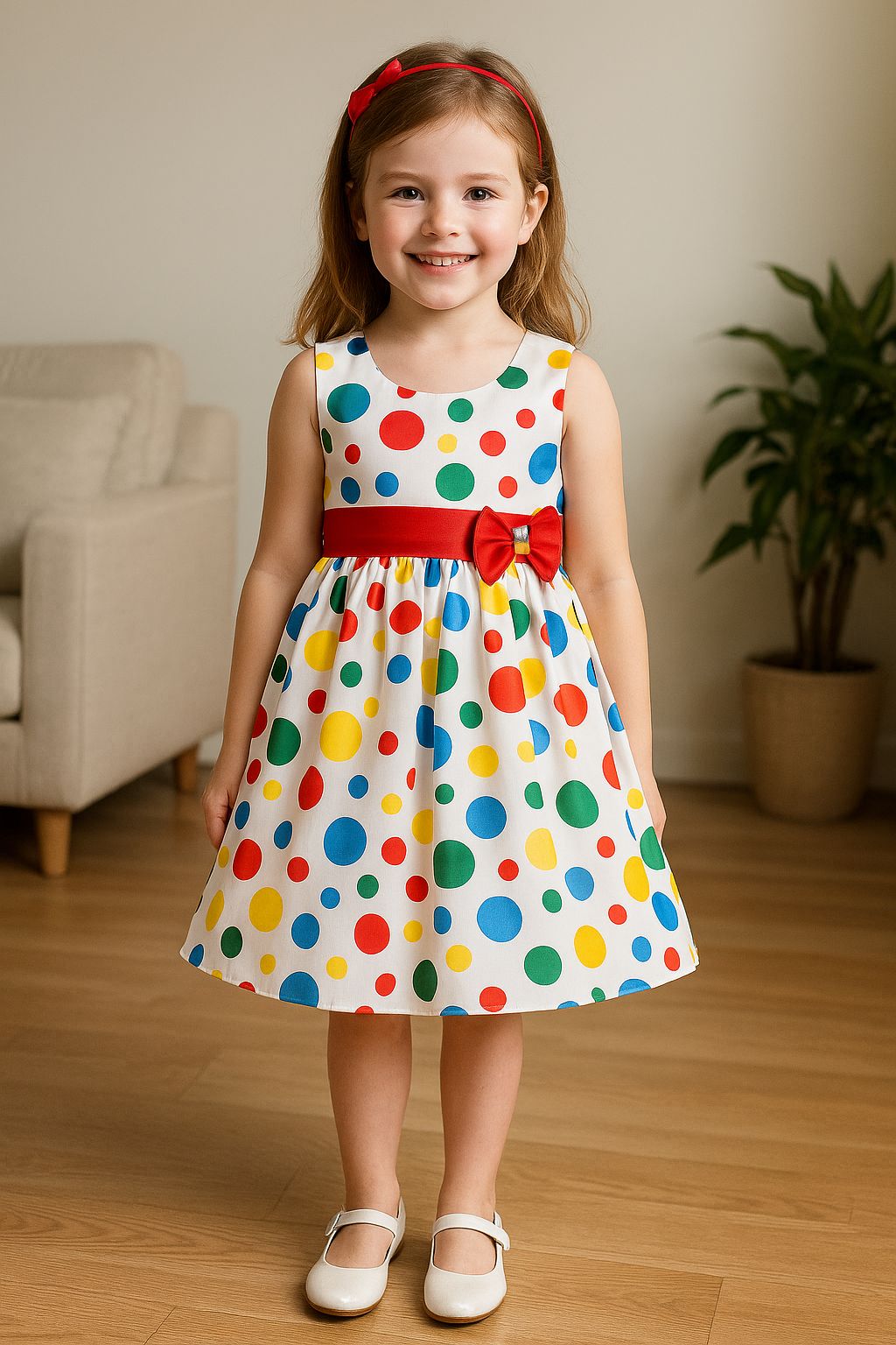 kids Birthday Frock Dress (stn761mlt)