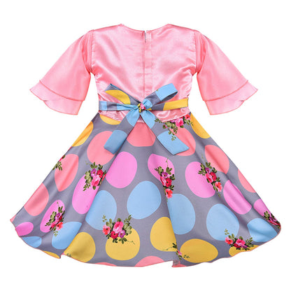 kids Birthday Frock Dress (stn765pch)
