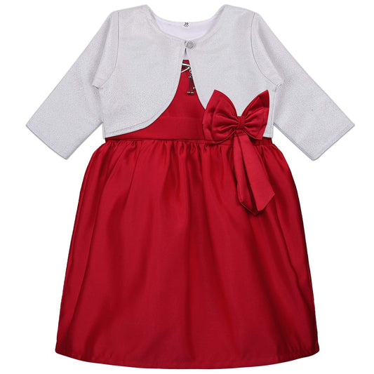Wish Karo kids Birthday Frock Dress (stn767rd) - Wish Karo