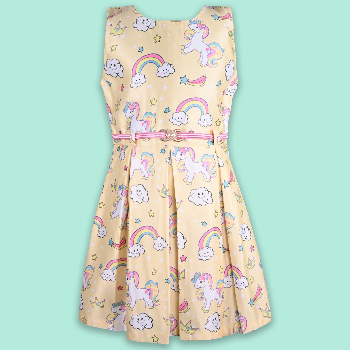 Baby Girls Casual Wear Frock Dress at Wholesale Price