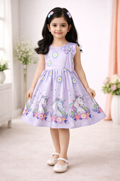Baby Girls Midi/Knee Length Casual Dress stn855ppl