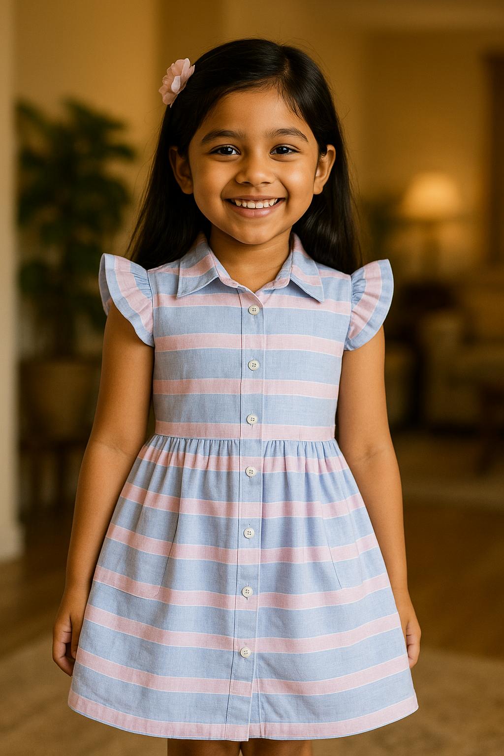  Baby Girls Casual Wear Frock Dress at Wholesale Price