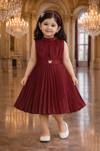 Baby Girls Midi/Knee Length Party Dress stn865mrn