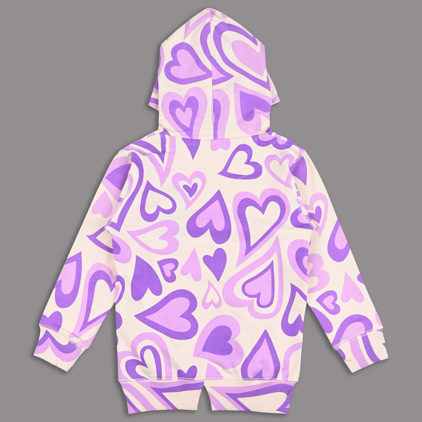 Kids Hoodie Heart Print Sweatshirt – Unisex Hoodies
