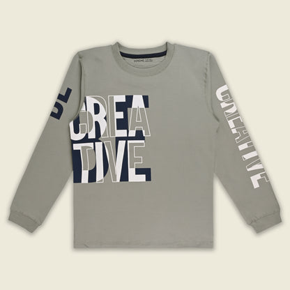 Kids Full Sleeve T-Shirt – Cotton Blend